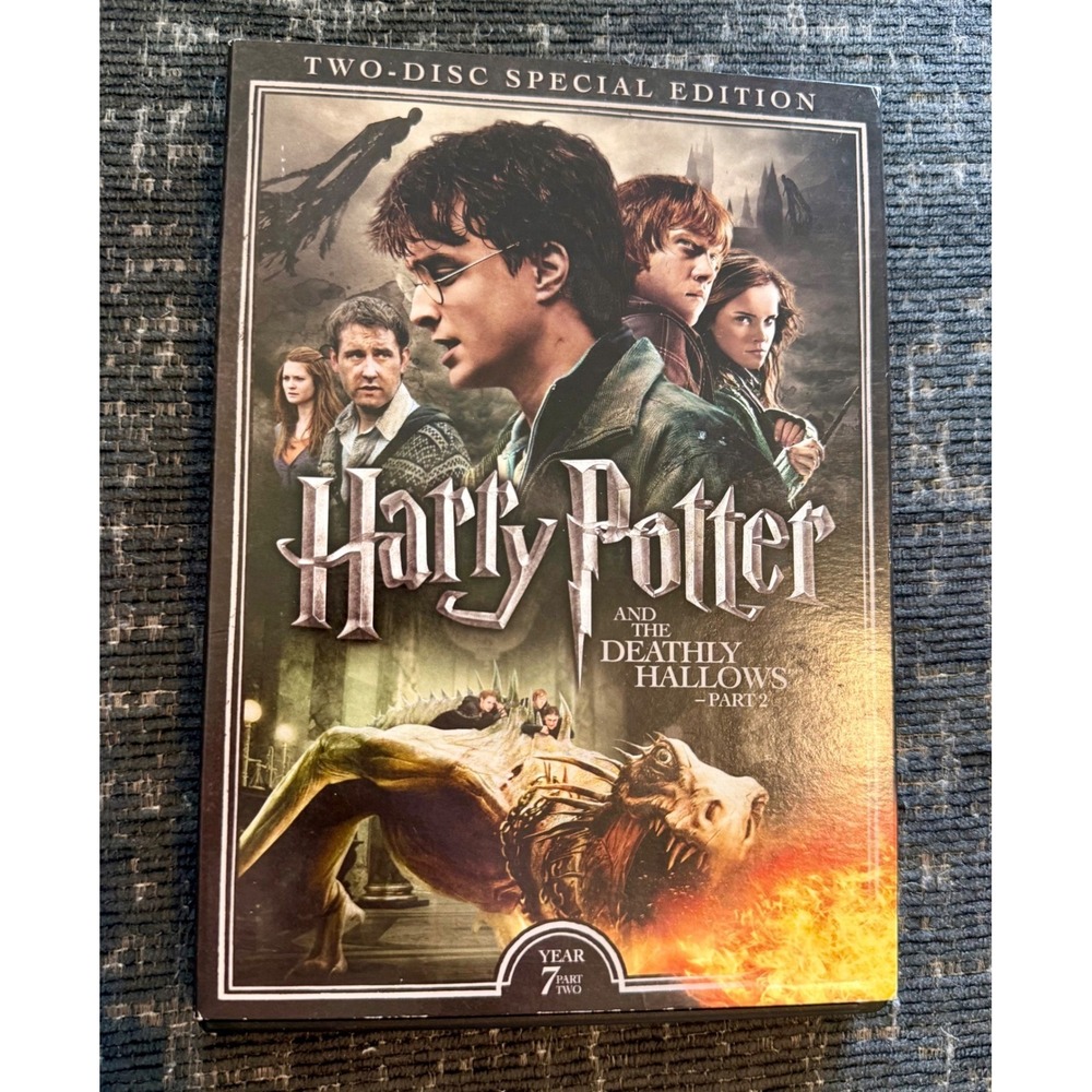 Warner Bros Harry Potter Deathly Hallows Part 2 DVD Excellent 2-Disc SE